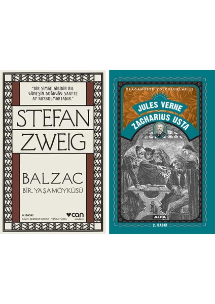 Balzac Bir Yaşam Öyküsü (Yeni Kapak) + Zacharius Usta