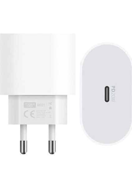 Powerway Rxs27 20w Type-c Şarj Adaptörü - Kablo Seti (apple 15 Pro-pro Max Uyumlu) fiyatları