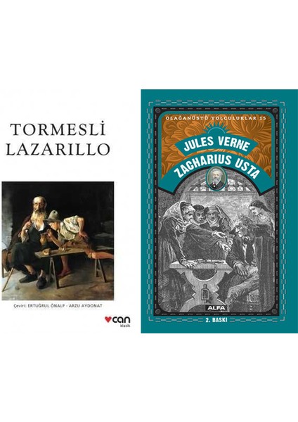 Tormesli Lazarıllo (Yeni Beyaz Kapak) + Zacharius Usta