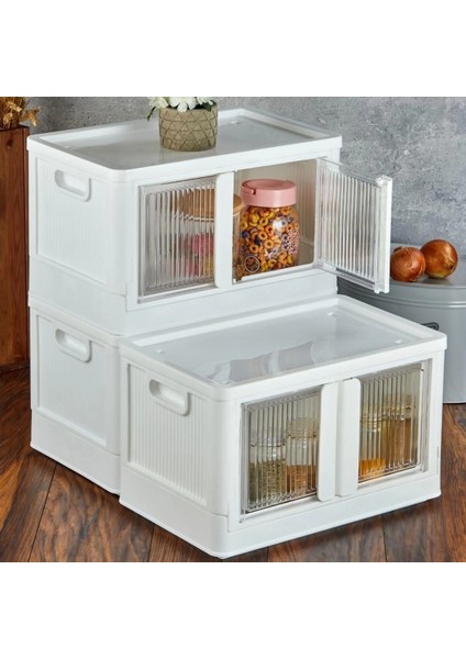 Buffer® Tek Katlı (1 Ünite) Üst Üste Eklenebilir Demonte Mutfak ve Banyo Düzenleyici Raf-Beyaz modelleri