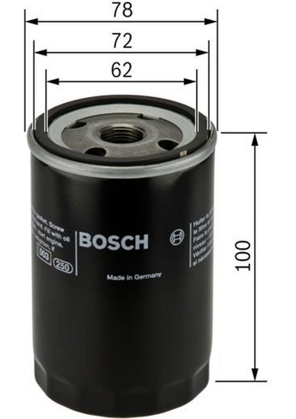 Mtxdpn Yağ Filtresi [ Fiat Tempra 1.4 I.e. / 1.6 I.e. 1991 , Tipo , Doğan , Kartal , Şahin , Tofaş Doğan Slx 1.1 / 1.4 I.e. / 1.6 I.e. 1988 - ]