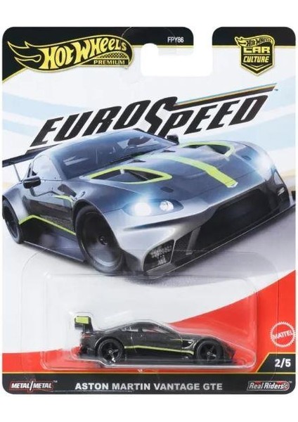 Hot Wheels Premium Car Culture Euro Speed Aston Martin Vantage Gte FPY86 JBK76