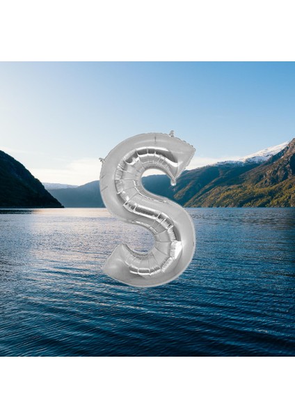 Folyo Harf S Gümüş 26 Inc 66 cm Balonevi fiyatları