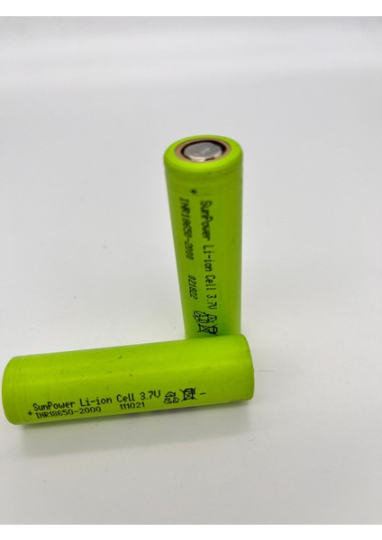 Hayal Sunpower Li-Ion 18650 3.7V 2000 Mah(Yenilenmiş) 20A indirimleri
