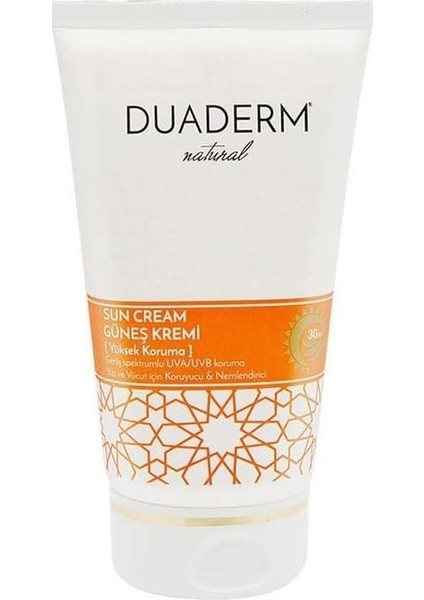 Duaderm Koruyucu Yüz Güneş Kremi SPF30+ (Vitamin E + Uva/uvb) 100 ml