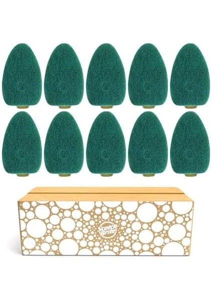 Scotch-Brite Ağır Hizmet Tipi Bulaşık Makinesi Yedekleri, Tüm Scotch-Brite Bulaşık Çubuklarına Uyar, 10 Yedek