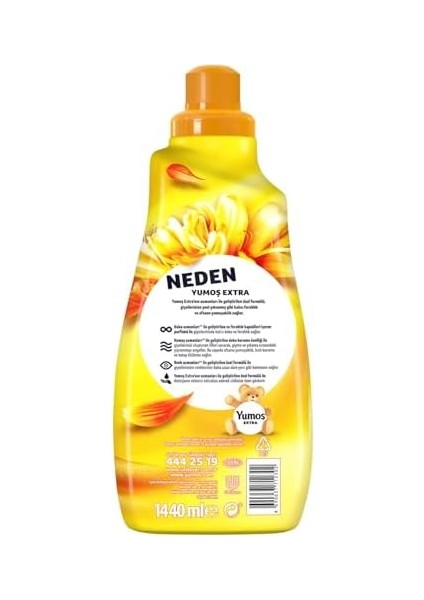Yumoş Çamaşır Yumuşatıcısı Extra Konsantre Hanımeli 1440 ml fiyatları