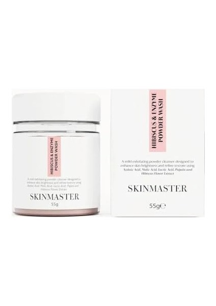 Skinmaster Toz Peeling, Hibiskus ve Enzim Toz Peeling 35 Gram, Arındırıcı ve Aydınlatıcı