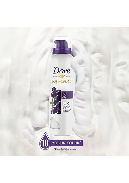 Dove Duş Köpüğü Açai Yağı Yoğun Köpük 200 ml fiyatları