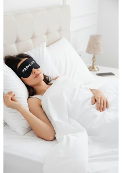 Yıkanabilir Uyku Maskesi | Işık Önleyici Göz Dinlendirme ve Terapi Bandı