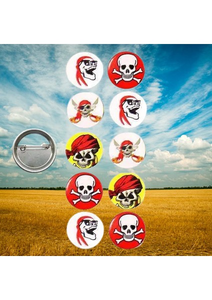 Lisanslı Yaka Çanta Rozeti KORSAN10LU Hallo indirimleri