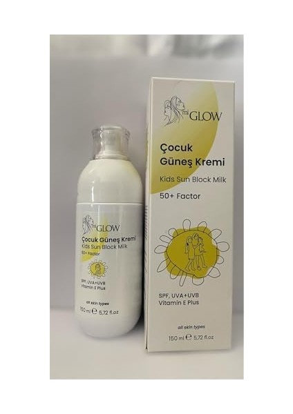 Miglow Çocuk Güneş Kremi, Spf 50+ Uva+Uvb Koruma, Vitamin E Plus, 150 Ml, Tüm Cilt Tipleri Için fiyatları