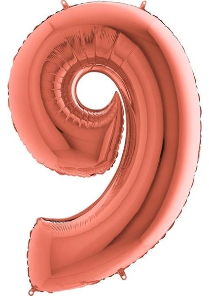 Folyo Rakam 9 Rosegold 40 Inç 100 cm Grabo