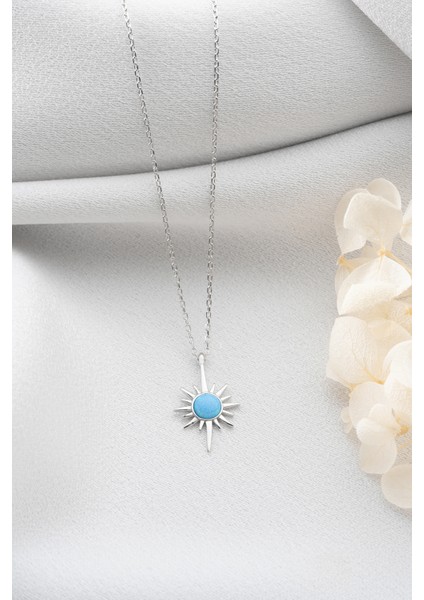 925 Ayar Gümüş Kutup Yıldızı Kolye modelleri