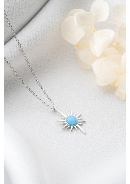 925 Ayar Gümüş Kutup Yıldızı Kolye fırsatları