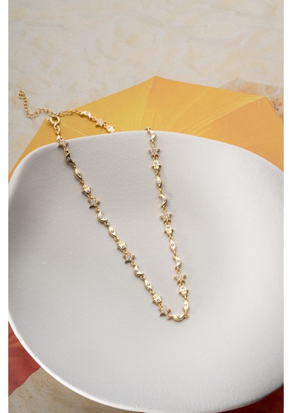 925 Ayar Gümüş Gold Bereket Kolye