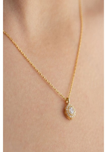 925 Ayar Gümüş Haziran Ayı Doğum Taşı ( Alexsandrite ) Kolye