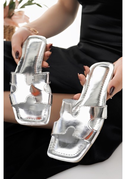 Kadın Terlik Şık Dışarı Plaj Yazlık Günlük Ev Terliği