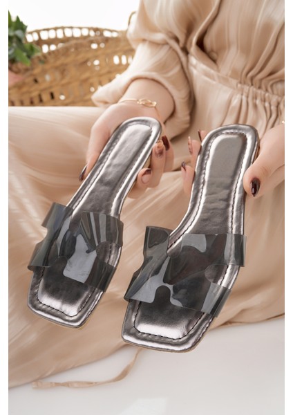 Kadın Terlik Şık Dışarı Plaj Yazlık Günlük Ev Terliği