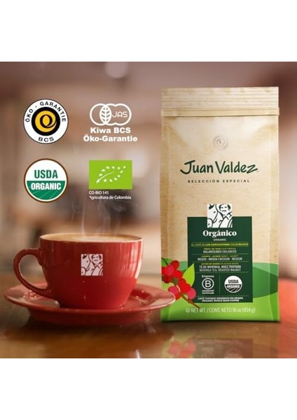 Juan Valdez Organico Çekirdek Kahve, 454G