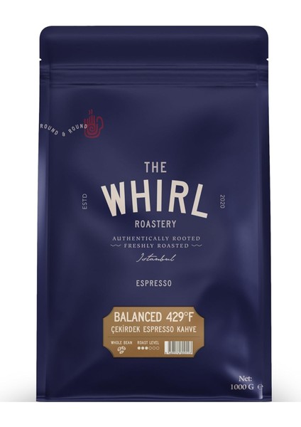 The Whirl Espresso Balanced 429°F 1 kg Çekirdek