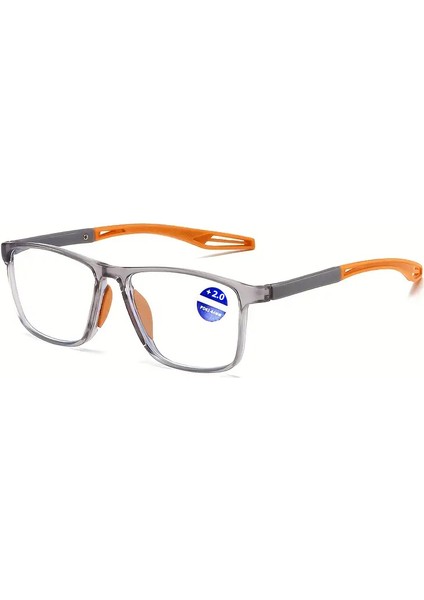 Rahat Spor Okuma-Gözlüğü , Mavi Işık Korumalı 2.0 | Silikon Saplı & Pc Çerçeve