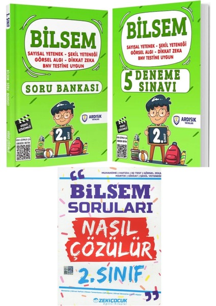 2. Sınıf Bilsem Soru Bankası Deneme Bilsem Nasıl Çözülür Set