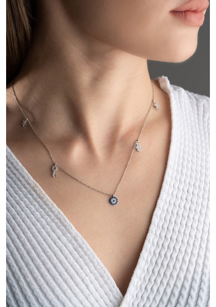 925 Ayar Gümüş Şans Kolye fiyatları