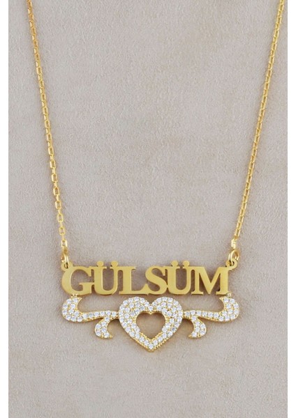 925 Ayar Gümüş Kalpli Isimli Kolye fiyatları