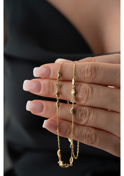 925 Ayar Gümüş Zincirli Bereket Kolye modelleri