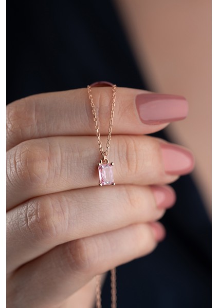 925 Ayar Gümüş Baget Kolye