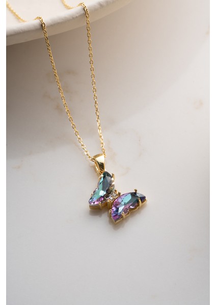 925 Ayar Kelebek Kolye indirimleri