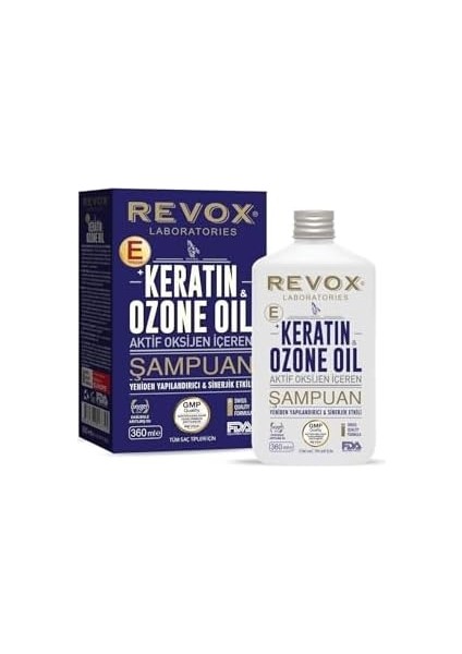 Revox Keratin & Ozone Şampuan 360 ml