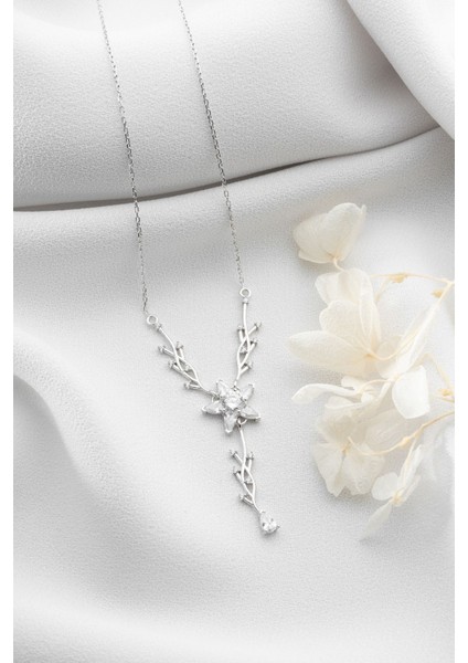 925 Ayar Gümüş Sarmaşık Model Kolye modelleri