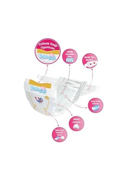 Paddlers 2 Numara Mini 3-6 kg Bebek Bezi (1 x 80 Adet) fiyatları