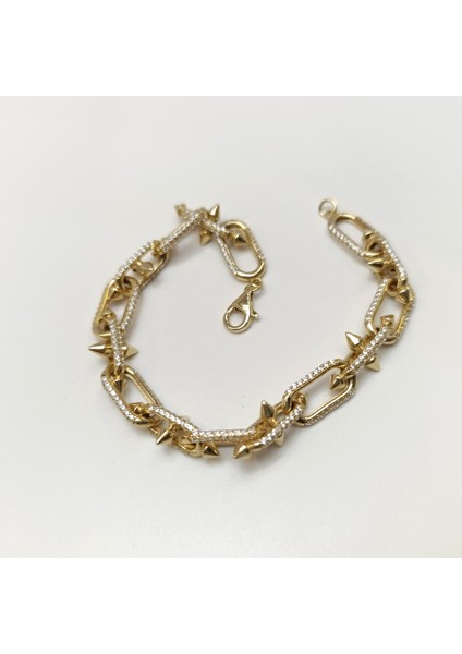 Taşlı Bileklik Künye 14 Ayar Altın Hd Videolu fiyatları