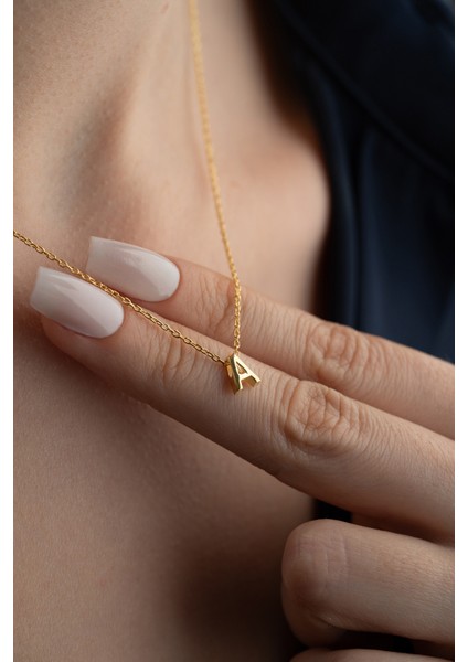 925 Ayar Gümüş Kişiye Özel Harf Kolye fiyatları