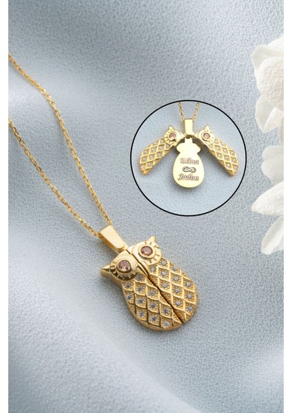 925 Ayar Gümüş Açılabilen Baykuş Kolye fiyatları