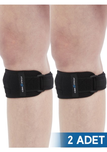Patella Destek Bandı (2 Adet) – Ayarlanabilir Diz Altı Bandı | Spor, Koşu, Menisküs, Diz Kapağı Ağrısı, Artrit Ve Destek