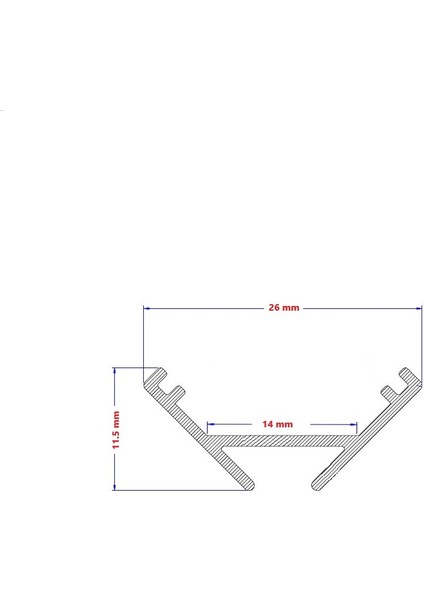 LP-4545 Lineer Led Bar Boş Kasa 200cm indirimleri