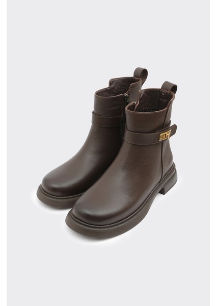 Hakiki Deri Fermuarlı Kadın Bot fiyatları