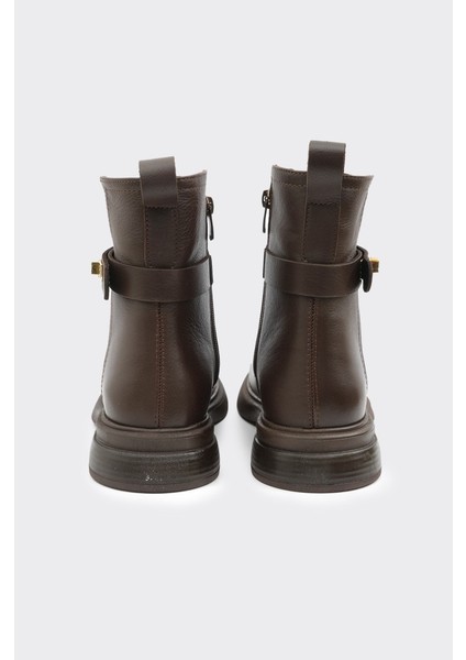 Hakiki Deri Fermuarlı Kadın Bot fırsatları