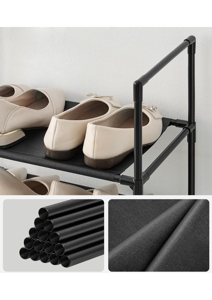 Modüler Ayakkabı Rafı ve Organizeri Az Yer Kaplar Şık ve Dayanılıklı 5'li (Beş Adet Raf ) ( 5 Kat ) indirimleri