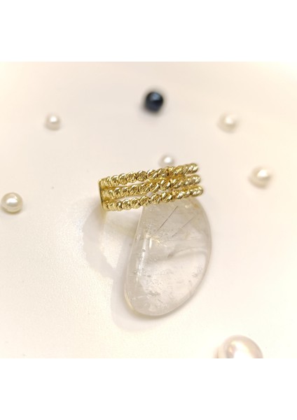 Dorika Toplu Taşsız Yüzük 14 Ayar Altın Hd Videolu fiyatları