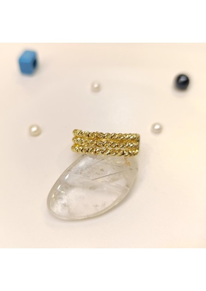 Dorika Toplu Taşsız Yüzük 14 Ayar Altın Hd Videolu modelleri