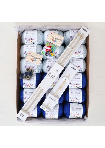 La Mia Mercerized Cotton Safir Seti fiyatları