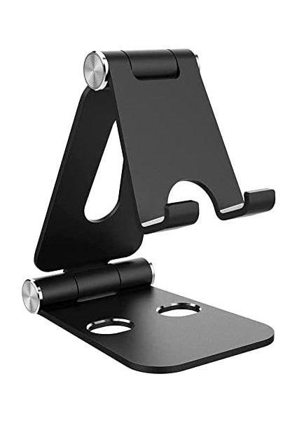 Tok Alüminyum Stand Çok Işlevli Döner Tablet Pc Akıllı Telefon Standı Mini Boy Masaüstü Stand Katlanabilir Cep Telefonu Evrensel Telefon Tutucu L9688 Siyah fiyatları