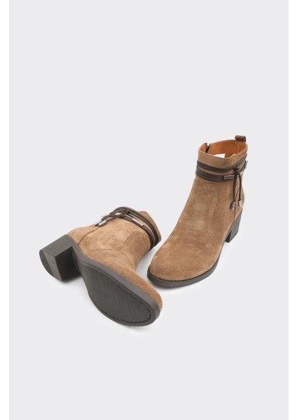 Hakiki Deri Fermuarlı Kadın Bot fırsatları