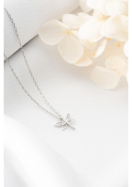 925 Ayar Gümüş Minimal Yusufçuk Kolye fırsatları