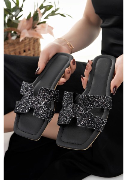 Kadın Terlik Şık Dışarı Plaj Yazlık Günlük Ev Terliği